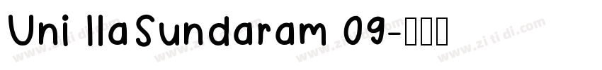Uni IlaSundaram 09字体转换